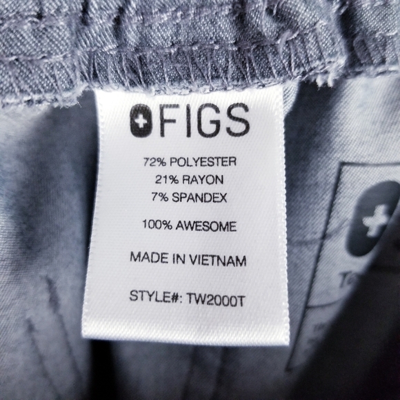 Figs Gray Scrub Pants - Picture 4 of 12